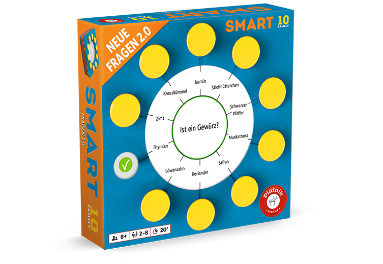 Smart 10 New Ask 2.0 Piatnik Family Game Board Game Party Game Pun 